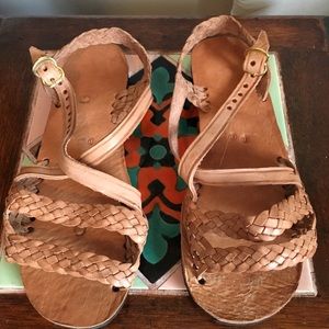 Humble Hilo Leather Sandals from Mexico 39 NEW
